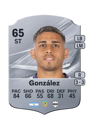 González - 65 - Rare EA FC 27 card