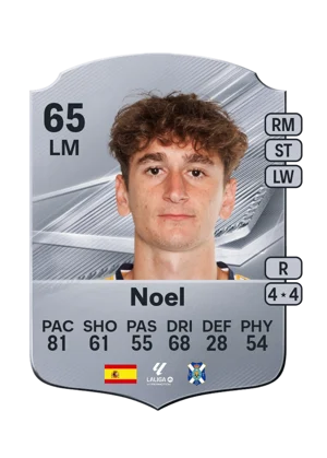 Noel - 65 - Rare EA FC 27 card