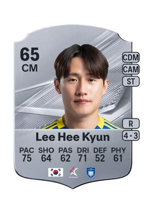 Lee Hee Kyun - 65 - Rare EA FC 27 card