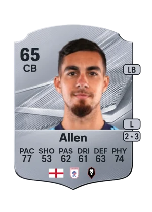 Allen - 65 - Rare EA FC 27 card