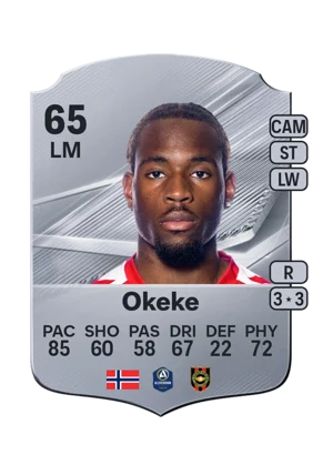 Okeke - 65 - Rare EA FC 27 card