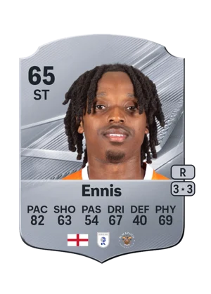 Ennis - 65 - Rare EA FC 27 card