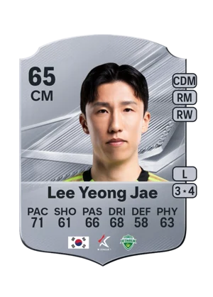 Lee Yeong Jae - 65 - Rare EA FC 27 card