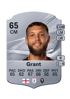 Grant - 65 - Rare EA FC 27 card