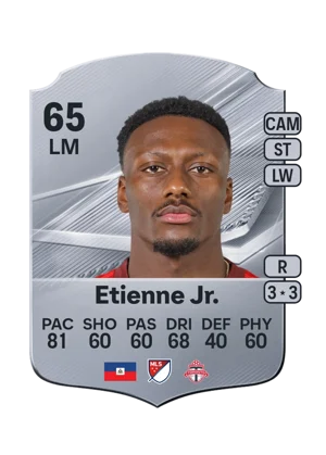 Etienne Jr. - 65 - Rare EA FC 27 card