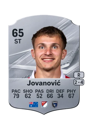 Jovanović - 65 - Rare EA FC 27 card