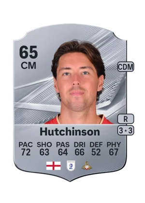 Hutchinson - 65 - Rare EA FC 27 card