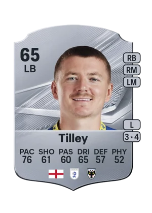 Tilley - 65 - Rare EA FC 27 card