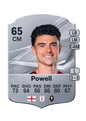 Powell - 65 - Rare EA FC 27 card