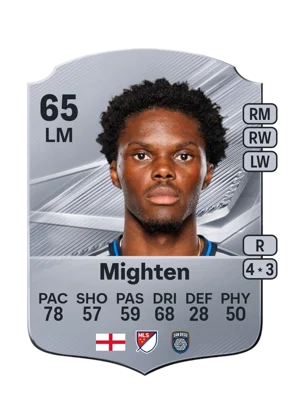 Mighten - 65 - Rare EA FC 27 card