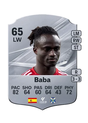 Baba - 65 - Rare EA FC 27 card
