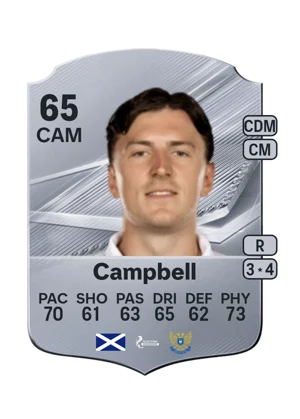Campbell - 65 - Rare EA FC 27 card