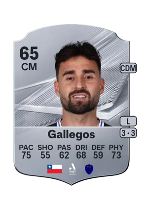 Gallegos - 65 - Rare EA FC 27 card