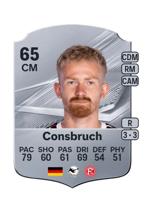 Consbruch - 65 - Rare EA FC 27 card