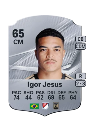 Igor Jesus - 65 - Rare EA FC 27 card