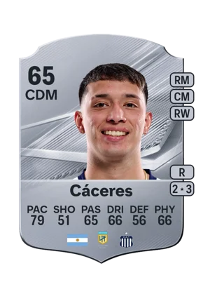 Cáceres - 65 - Rare EA FC 27 card