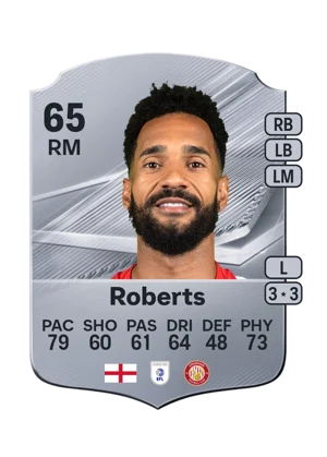 Roberts - 65 - Rare EA FC 27 card