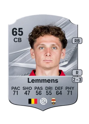 Lemmens - 65 - Rare EA FC 27 card