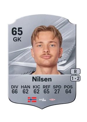 Nilsen - 65 - Rare EA FC 27 card