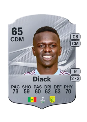 Diack - 65 - Rare EA FC 27 card