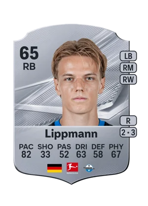 Lippmann - 65 - Rare EA FC 27 card