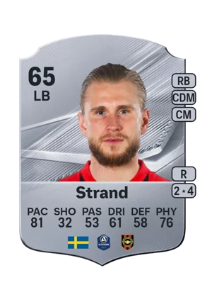 Strand - 65 - Rare EA FC 27 card