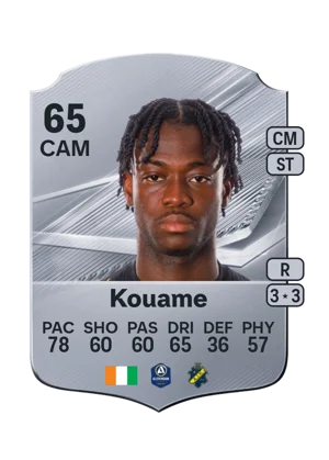 Kouame - 65 - Rare EA FC 27 card