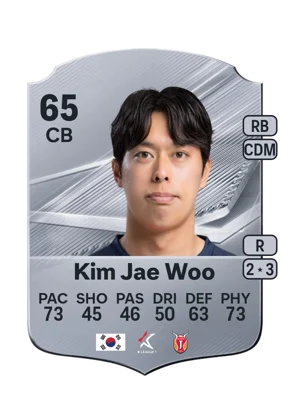 Kim Jae Woo - 65 - Rare EA FC 27 card