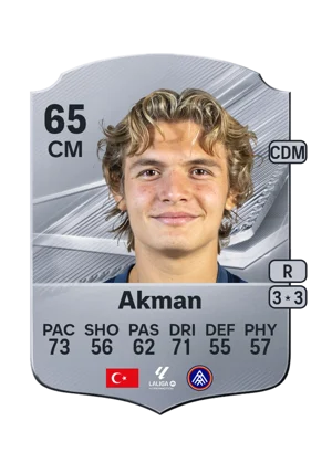 Akman - 65 - Rare EA FC 27 card