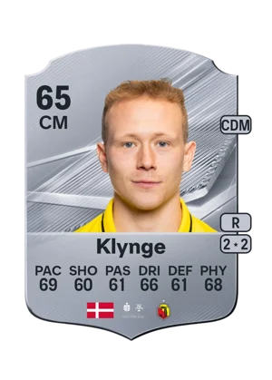 Klynge - 65 - Rare EA FC 27 card
