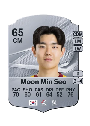 Moon Min Seo - 65 - Rare EA FC 27 card