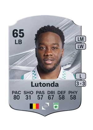 Lutonda - 65 - Rare EA FC 27 card