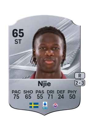 Njie - 65 - Rare EA FC 27 card