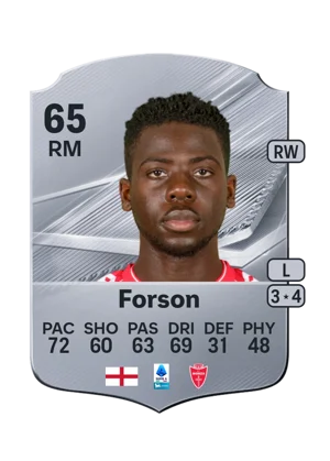 Forson - 65 - Rare EA FC 27 card