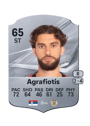 Agrafiotis - 65 - Rare EA FC 27 card
