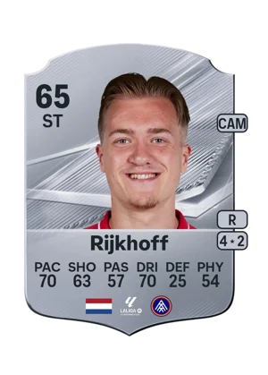 Rijkhoff - 65 - Rare EA FC 27 card