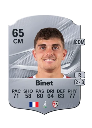 Binet - 65 - Rare EA FC 27 card