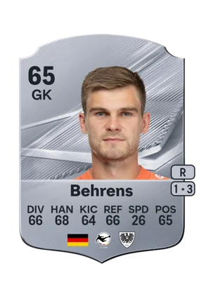 Behrens - 65 - Rare EA FC 27 card