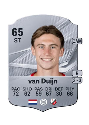 van Duijn - 65 - Rare EA FC 27 card