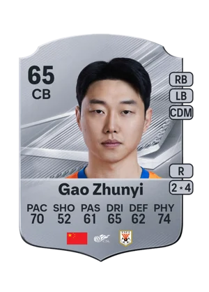 Gao Zhunyi - 65 - Rare EA FC 27 card