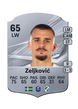 Zeljković - 65 - Rare EA FC 27 card