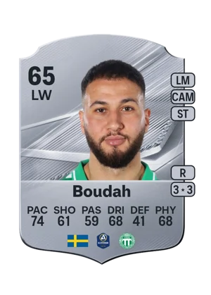 Boudah - 65 - Rare EA FC 27 card