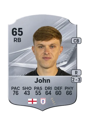 John - 65 - Rare EA FC 27 card