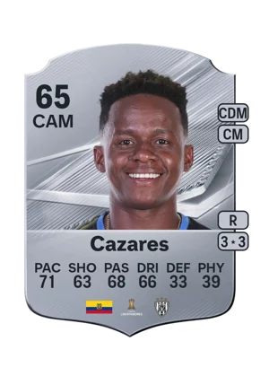 Cazares - 65 - Rare EA FC 27 card