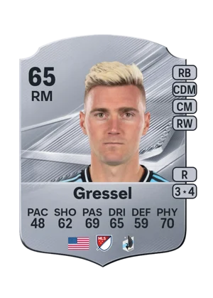 Gressel - 65 - Rare EA FC 27 card