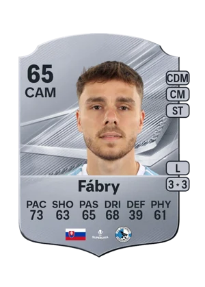 Fábry - 65 - Rare EA FC 27 card