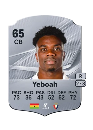 Yeboah - 65 - Rare EA FC 27 card