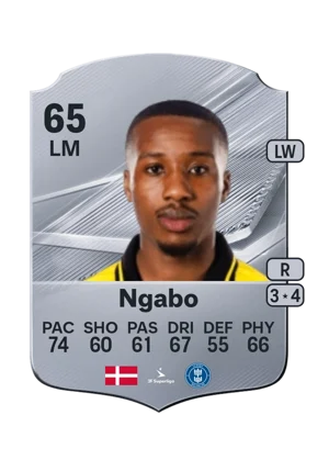 Ngabo - 65 - Rare EA FC 27 card