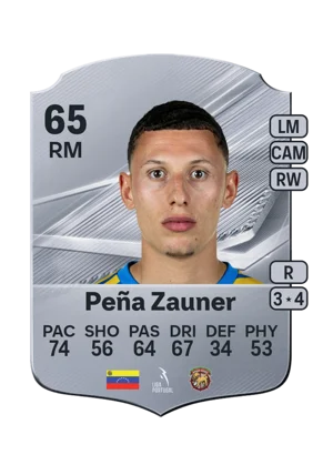 Peña Zauner - 65 - Rare EA FC 27 card