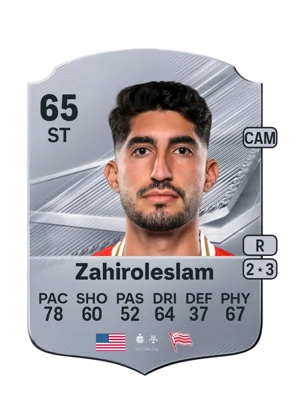 Zahiroleslam - 65 - Rare EA FC 27 card